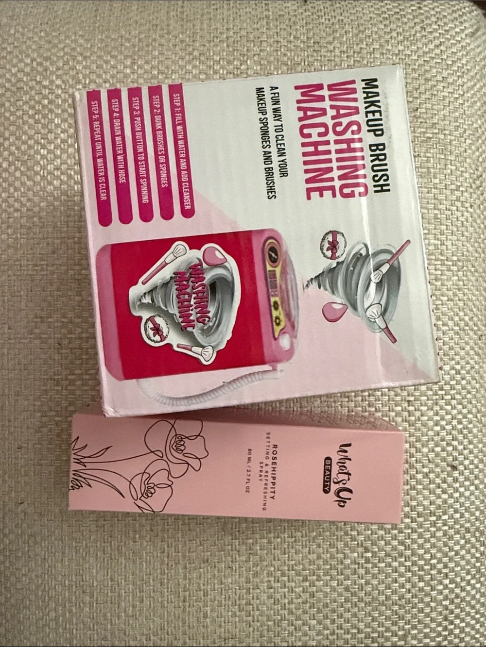 Makeup Washing Machine - Pink